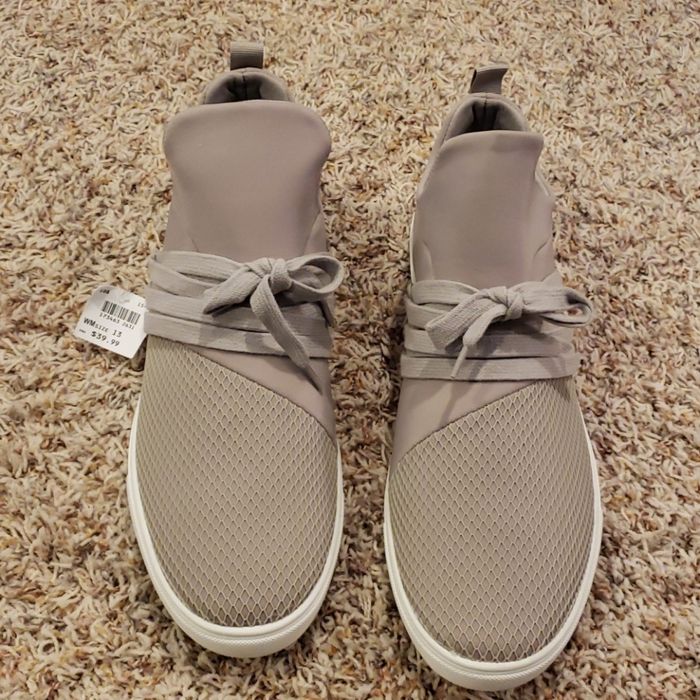 Beige Sz 13 Slip On Athletic Shoes - SO CUTE! NWT